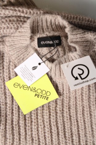 Дамски пуловер Even&Odd, Размер L, Цвят Бежов, Цена 9,66 лв.