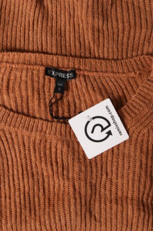 Дамски пуловер Express, Размер L, Цвят Кафяв, Цена 8,70 лв.