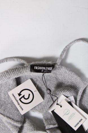 Pulover de femei Fashion Union, Mărime M, Culoare Gri, Preț 14,31 Lei