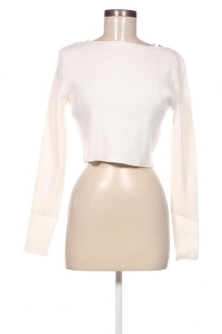 Γυναικείο πουλόβερ Glamorous, Μέγεθος L, Χρώμα Λευκό, Τιμή 8,64 €