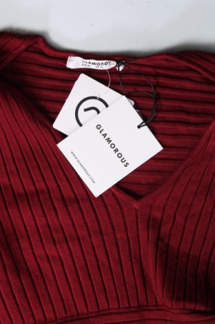 Дамски пуловер Glamorous, Размер XL, Цвят Червен, Цена 7,83 лв.