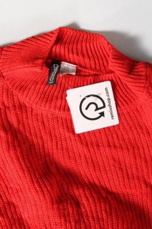 Дамски пуловер H&M Divided, Размер L, Цвят Червен, Цена 4,35 лв.