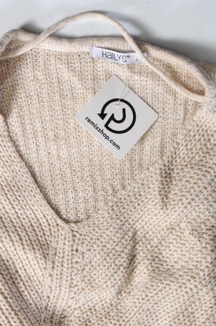 Дамски пуловер Haily`s, Размер L, Цвят Бежов, Цена 4,93 лв.