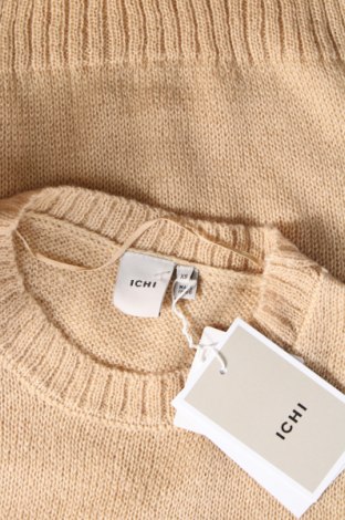Γυναικείο πουλόβερ Ichi, Μέγεθος XS, Χρώμα  Μπέζ, Τιμή 6,28 €