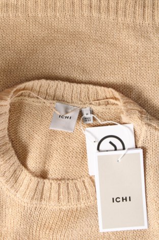 Γυναικείο πουλόβερ Ichi, Μέγεθος M, Χρώμα  Μπέζ, Τιμή 6,28 €