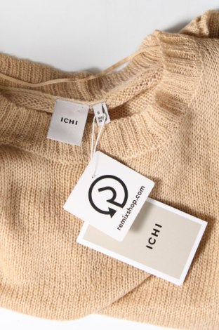 Γυναικείο πουλόβερ Ichi, Μέγεθος S, Χρώμα  Μπέζ, Τιμή 6,28 €