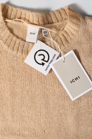 Γυναικείο πουλόβερ Ichi, Μέγεθος S, Χρώμα  Μπέζ, Τιμή 13,46 €
