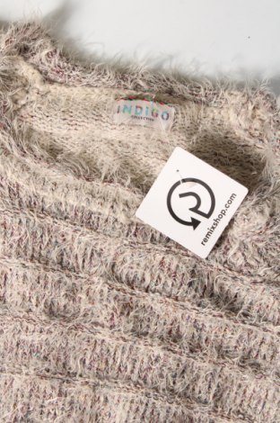 Дамски пуловер Indigo, Размер L, Цвят Сив, Цена 8,70 лв.