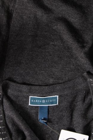 Дамски пуловер Karen Scott, Размер L, Цвят Сив, Цена 8,70 лв.