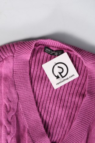 Дамски пуловер Laura Torelli, Размер L, Цвят Лилав, Цена 6,38 лв.