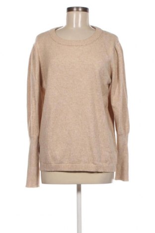 Дамски пуловер Laura Torelli, Размер L, Цвят Бежов, Цена 24,65 лв.