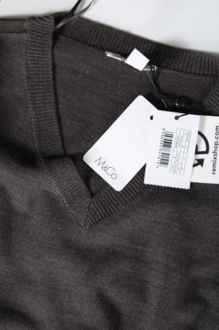 Дамски пуловер M&Co., Размер XS, Цвят Сив, Цена 10,58 лв.