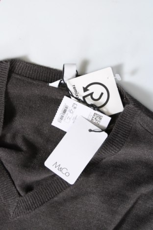 Дамски пуловер M&Co., Размер M, Цвят Сив, Цена 10,58 лв.