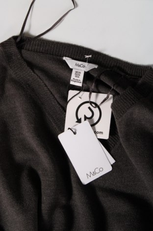 Damenpullover M&Co., Größe S, Farbe Grau, Preis 4,98 €