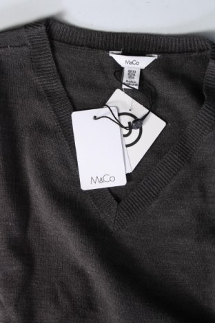 Damenpullover M&Co., Größe S, Farbe Grau, Preis 4,74 €