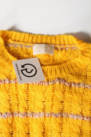 Дамски пуловер Minus, Размер M, Цвят Жълт, Цена 5,28 лв.