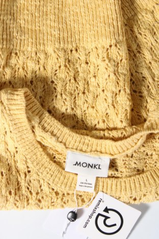 Pulover de femei Monki, Mărime L, Culoare Galben, Preț 32,24 Lei
