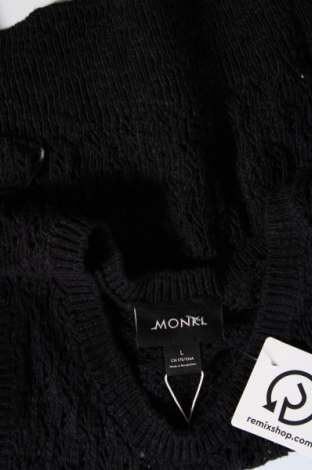 Γυναικείο πουλόβερ Monki, Μέγεθος L, Χρώμα Μαύρο, Τιμή 4,29 €