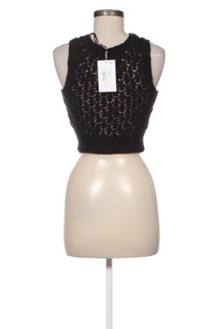 Дамски пуловер Monki, Размер XXS, Цвят Черен, Цена 6,86 лв.