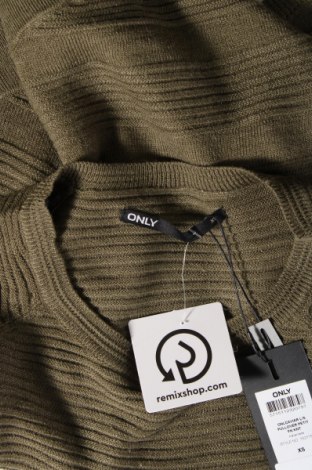 Γυναικείο πουλόβερ ONLY, Μέγεθος XS, Χρώμα Πράσινο, Τιμή 4,73 €