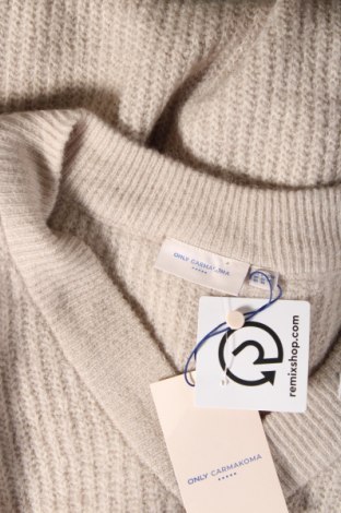 Γυναικείο πουλόβερ ONLY Carmakoma, Μέγεθος L, Χρώμα Καφέ, Τιμή 6,12 €