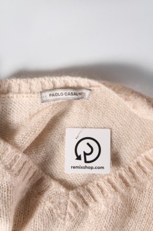 Дамски пуловер Paolo Casalini, Размер M, Цвят Бежов, Цена 24,48 лв.