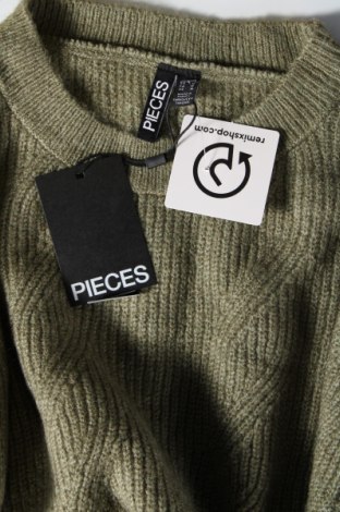 Damski sweter Pieces, Rozmiar M, Kolor Zielony, Cena 43,18 zł