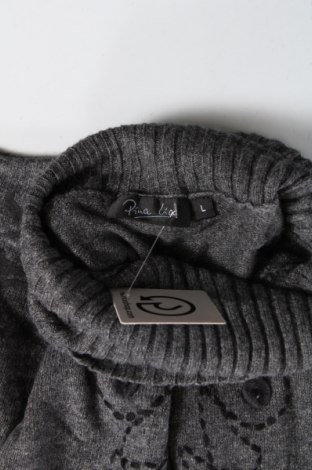 Дамски пуловер Pina Lia, Размер L, Цвят Сив, Цена 5,12 лв.