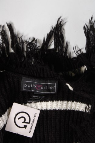 Дамски пуловер Polly & Esther, Размер M, Цвят Черен, Цена 5,22 лв.