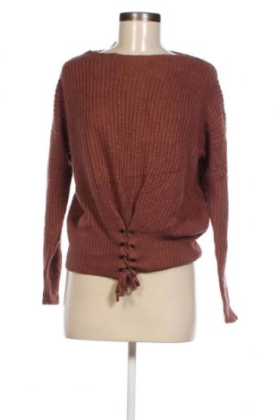 Γυναικείο πουλόβερ Question?, Μέγεθος S, Χρώμα Καφέ, Τιμή 2,69 €