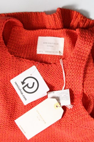 Дамски пуловер Springfield, Размер S, Цвят Оранжев, Цена 11,56 лв.