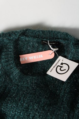 Дамски пуловер Tally Weijl, Размер L, Цвят Зелен, Цена 8,74 лв.