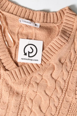 Дамски пуловер Terranova, Размер S, Цвят Бежов, Цена 5,80 лв.