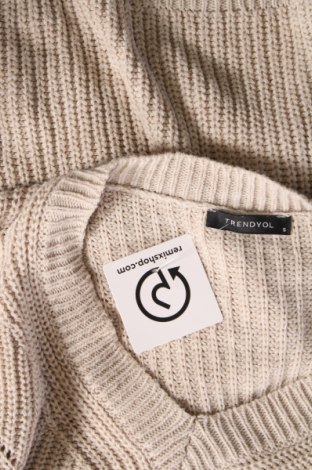 Γυναικείο πουλόβερ Trendyol, Μέγεθος S, Χρώμα  Μπέζ, Τιμή 5,38 €