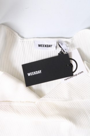 Дамски пуловер Weekday, Размер L, Цвят Бял, Цена 8,76 лв.