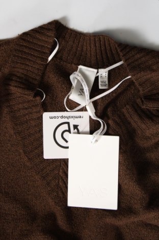 Дамски пуловер Y.A.S, Размер S, Цвят Кафяв, Цена 15,84 лв.