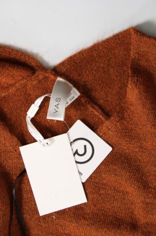 Дамски пуловер Y.A.S, Размер XS, Цвят Кафяв, Цена 10,56 лв.