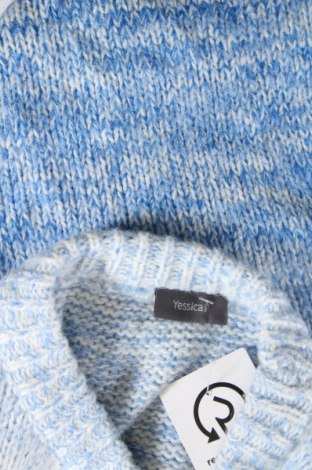Дамски пуловер Yessica, Размер M, Цвят Син, Цена 9,57 лв.