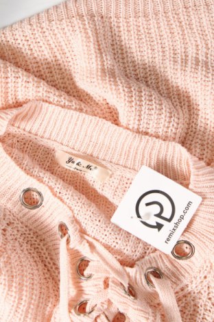 Дамски пуловер Yu & Me, Размер M, Цвят Розов, Цена 4,06 лв.