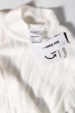 Γυναικείο πουλόβερ iets frans..., Μέγεθος M, Χρώμα Λευκό, Τιμή 13,46 €