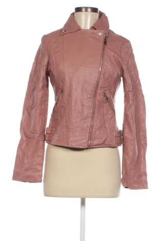 Dámská kožená bunda , Velikost M, Barva Popelavě růžová, Cena  547,00 Kč