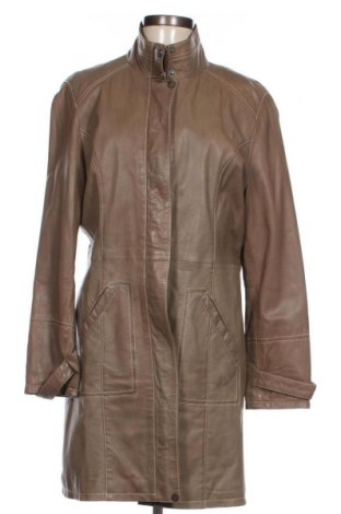 Dámská kožená bunda , Velikost L, Barva Béžová, Cena  1 016,00 Kč