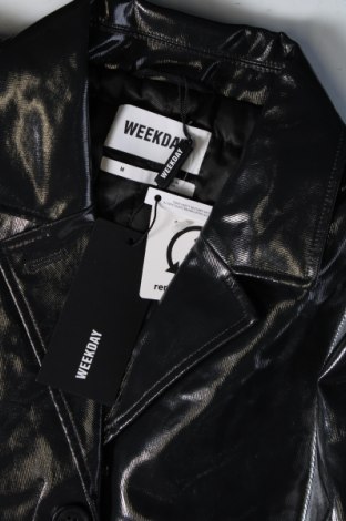 Dámská kožená bunda  Weekday, Velikost M, Barva Černá, Cena  509,00 Kč