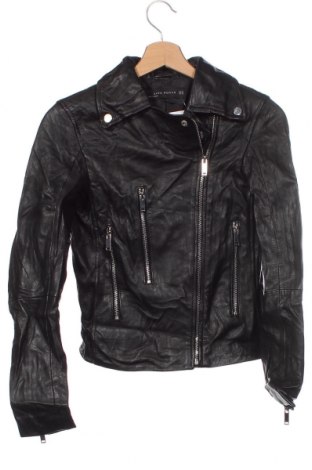 Dámská kožená bunda  Zara, Velikost XS, Barva Černá, Cena  323,00 Kč
