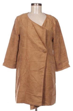 Дамско палто H&M, Размер L, Цвят Бежов, Цена 14,72 лв.