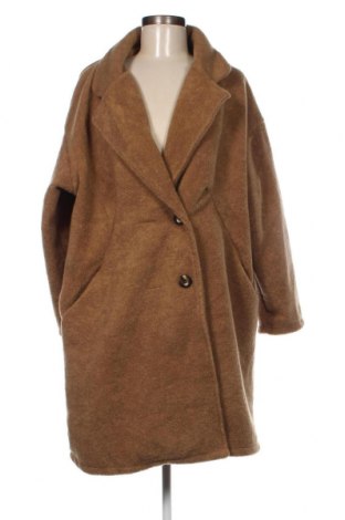 Дамско палто Made In Italy, Размер XL, Цвят Бежов, Цена 80,25 лв.