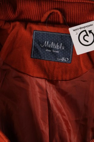 Γυναικείο παλτό Multiblu, Μέγεθος M, Χρώμα Πορτοκαλί, Τιμή 23,17 €