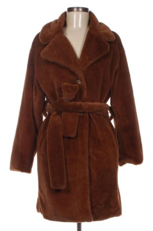 Дамско палто Trendyol, Размер S, Цвят Кафяв, Цена 29,15 лв.