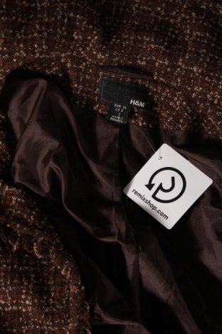 Дамско сако H&M, Размер S, Цвят Кафяв, Цена 9,24 лв.