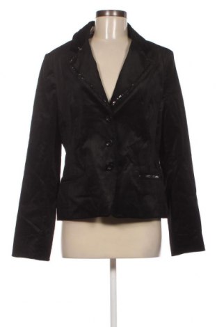 Γυναικείο σακάκι Ms Mode, Μέγεθος L, Χρώμα Μαύρο, Τιμή 7,62 €